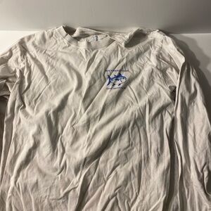 White Southern Tide Long Sleeve Shirt